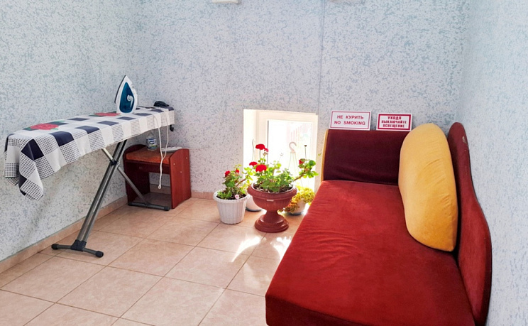 Гладильная доска и утюг