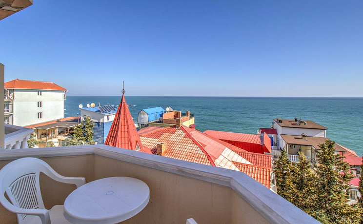 Люкс А 2-комнатный вид на море с балконами