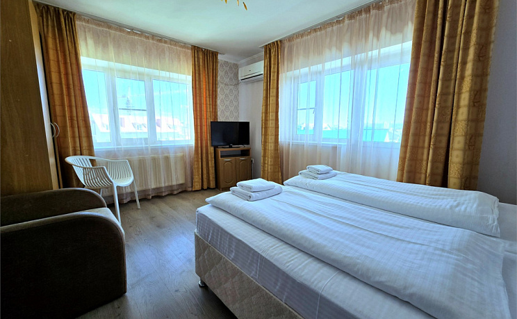 Апартаменты с кухней, стиральной машиной и балконом