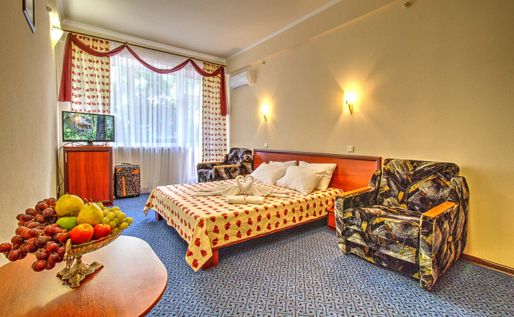 Стандарт А вид на зелёную зону с балконом